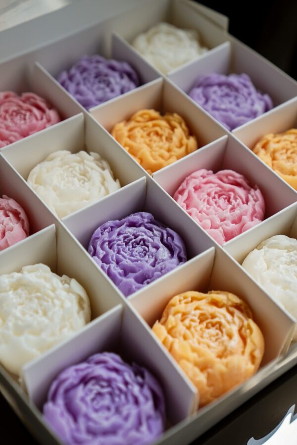 Boite à fondants en forme de pivoine - ÉDITION LIMITÉE