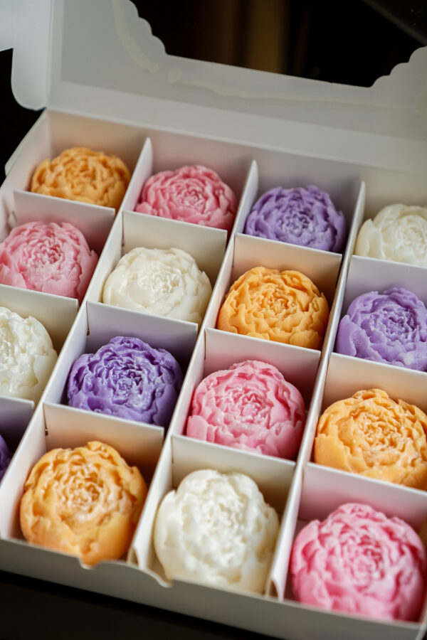 Boite à fondants en forme de pivoine - ÉDITION LIMITÉE