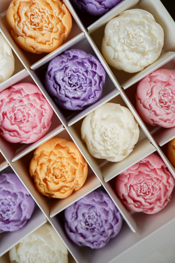 Boite à fondants en forme de pivoine - ÉDITION LIMITÉE