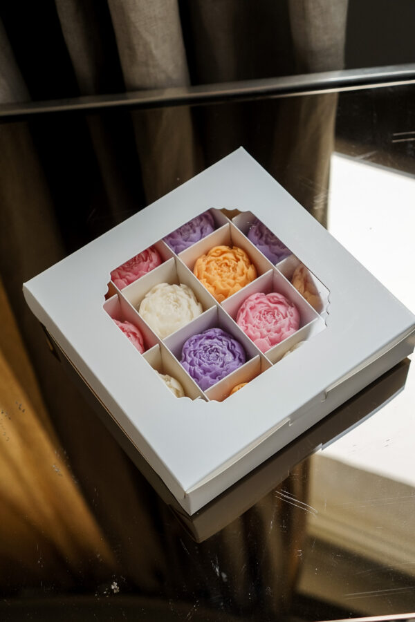 Boite à fondants en forme de pivoine - ÉDITION LIMITÉE