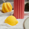 bougie citron bergamote colza mèche coton artisanat belgique