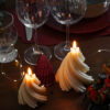 Bougie Sapin Torsadé parfumée – Collection de Noël artisanale Ysadena