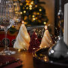 Bougie Sapin Torsadé parfumée – Collection de Noël artisanale Ysadena