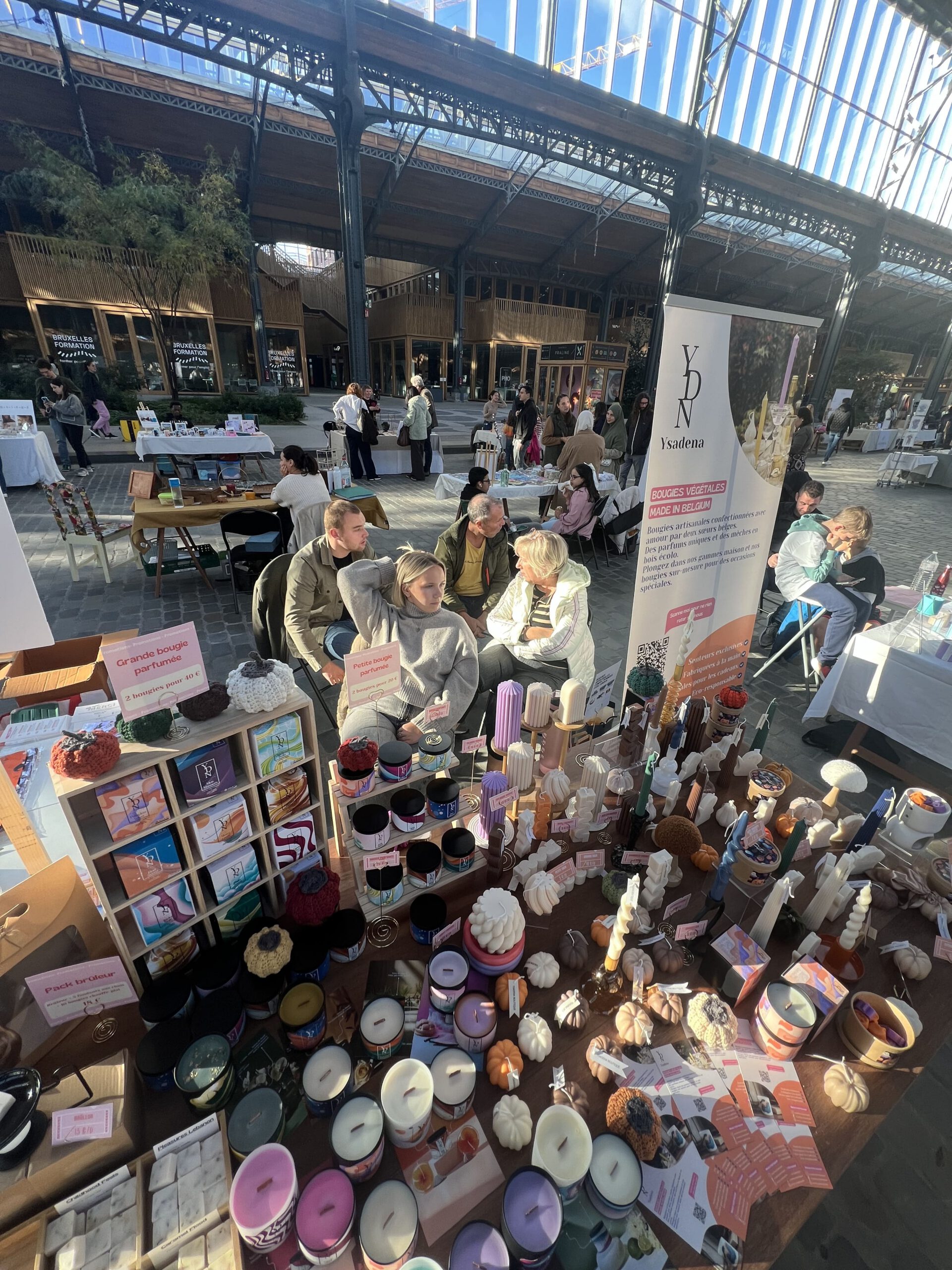 Ysadena projet familial belge de bougies artisanales