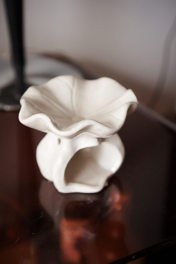 Brûleur Fleur Blanc pour Fondants Parfumés