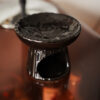 Brûleur Coupelle Noir pour Fondants Parfumés